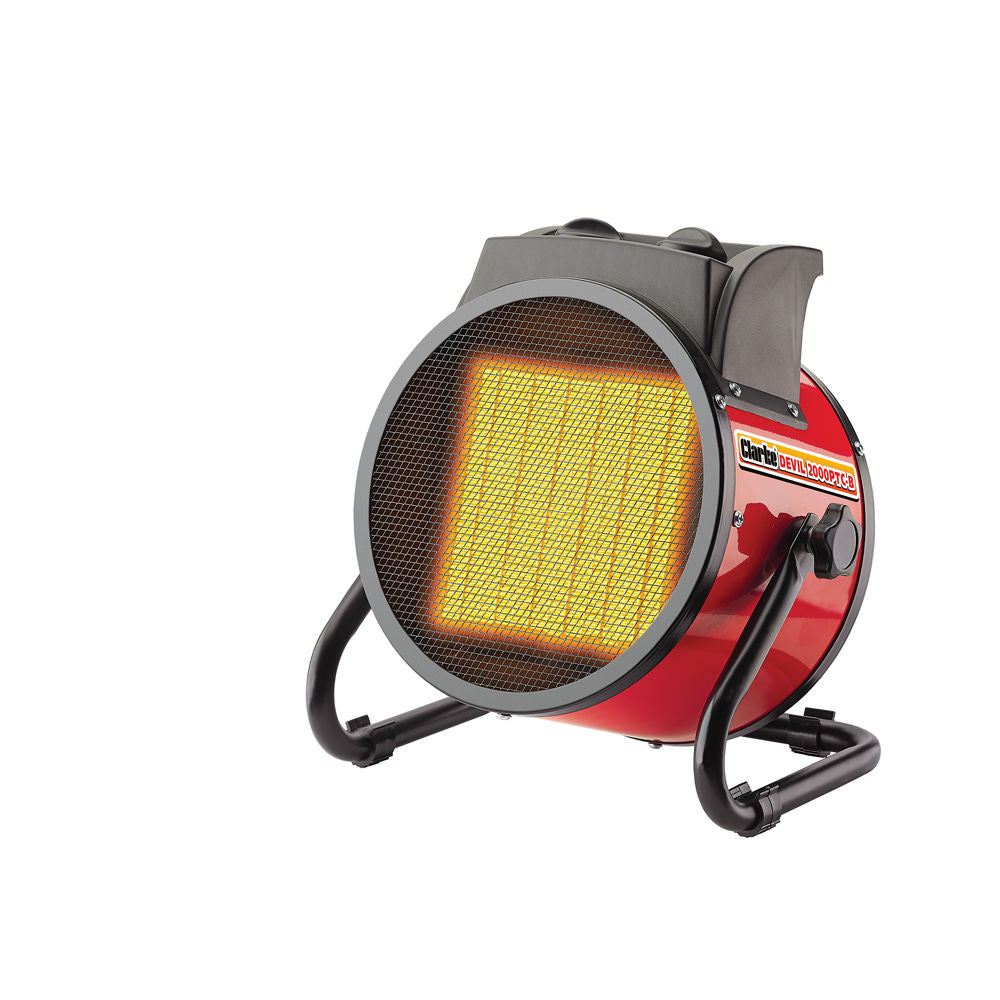 Clarke devil 2000PTC-B 2kW ceramic fan heater (230V)