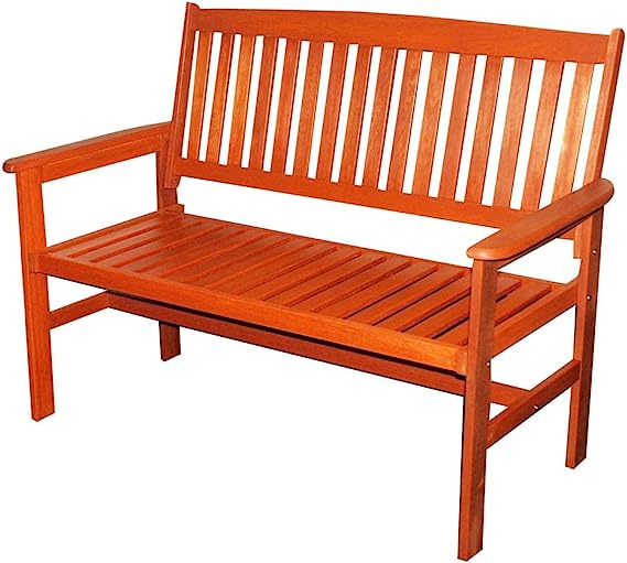 Kingfisher FSWBENCH 2 seater hardwood garden patio bench