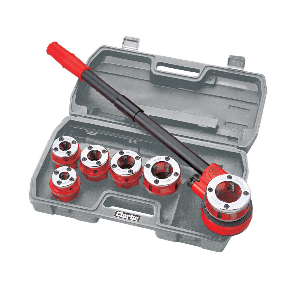 Clarke CHT392 - 6 Piece Pipe Threading Kit