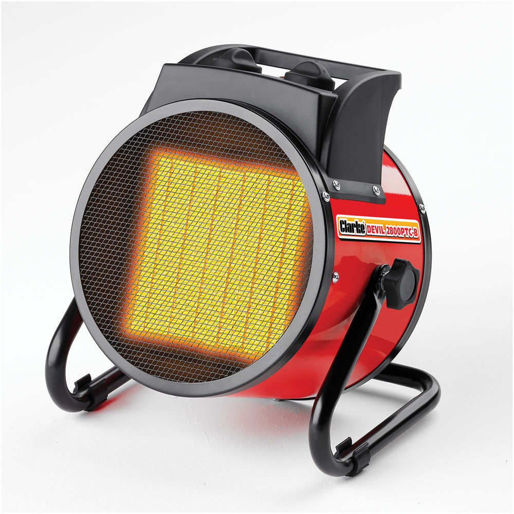 Clarke devil 2800PTC-B 2.8kW ceramic fan heater (230V)