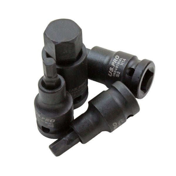 US PRO 1366 10PC 1/2" DR IMPACT HEX BIT SOCKETS