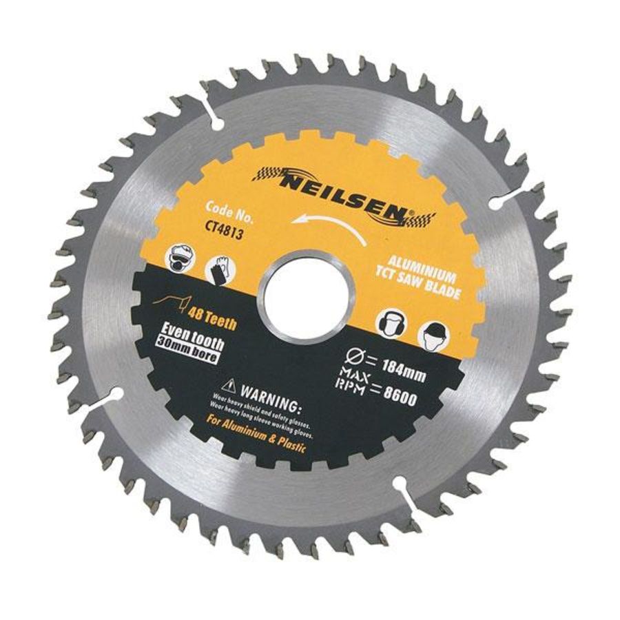 Neilsen_CT4813_Trade_Aluminium_Tct_Saw_Blade_184mm_X_30mm,_48t