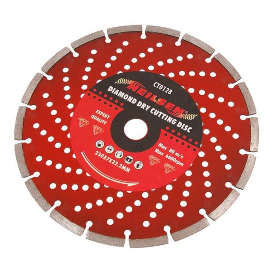 Neilsen_CT0128_CT0128_General_Purpose_9_inch_Diamond_Dry_Cutting_Disc