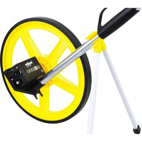 Rolson 50799 automatic distance measuring wheel with stand & foldable bag