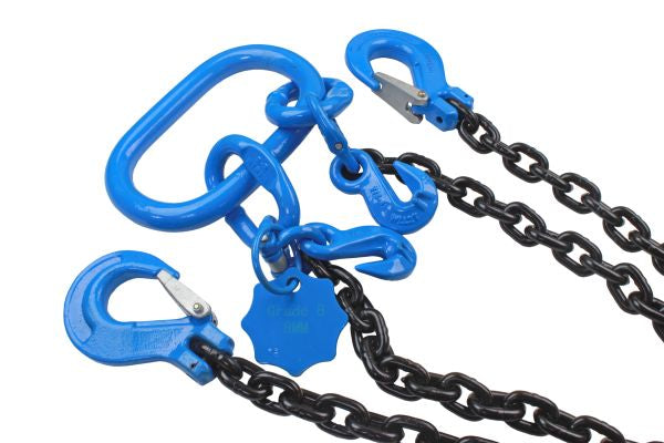 US PRO 9109 2 Leg Chain Sling - 1 Mtr 8mm G80 2.8 Tonne - Adjustable