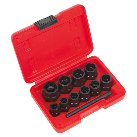 sealey_ak8184_bolt_extractor_set_11pc_3_8sq_drive_or_spanner