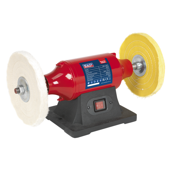 sealey_bb2002_bench_mounting_buffer_polisher_200mm_550w_230v