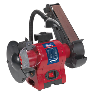 sealey_bg150bs_bench_grinder_o150mm_with_50mm_belt_sander_work_light_250w_230v