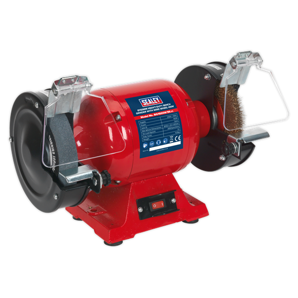sealey_bg150xw_99_bench_grinder_o150mm_with_wire_wheel_450w_230v_heavy_duty