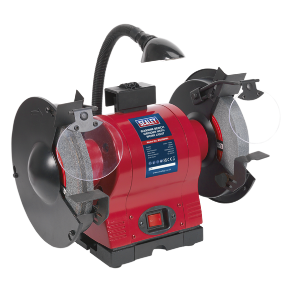sealey_bg200wl_bench_grinder_o200mm_with_work_light_550w_230v