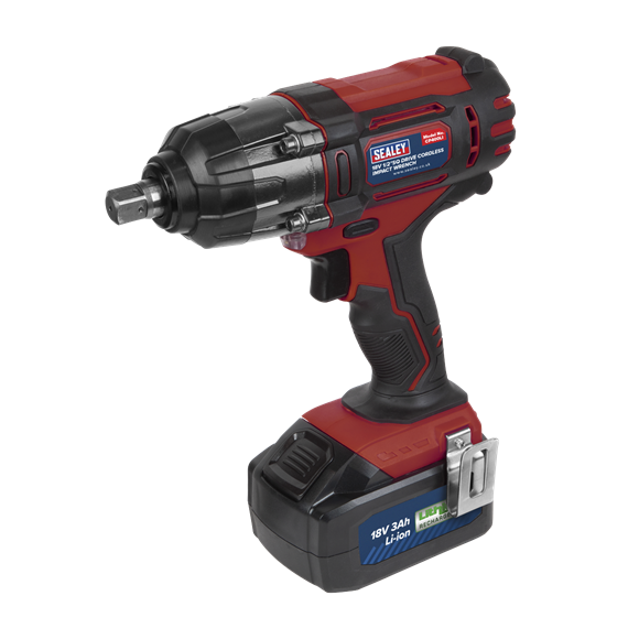 Sealey_CP400LI_Cordless_Impact_Wrench_18V_3Ah_Lithium_ion_1/2"Sq_Drive