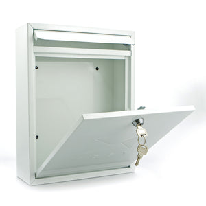 burg-wachter-mb05-compact-wall-mounted-galvanised-steel-post-box-white