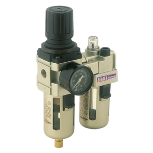 sealey_sa106_air_filter_regulator_lubricator_max_airflow_60cfm