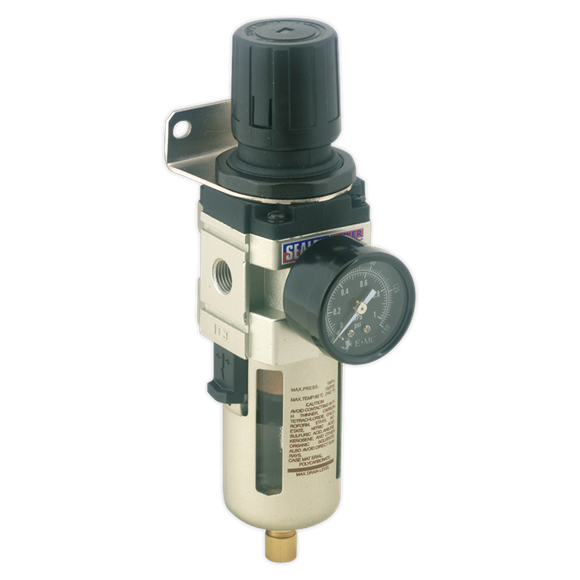 sealey_sa106fr_air_filter_regulator_max_airflow_70cfm