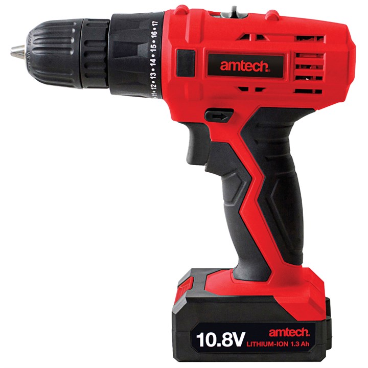 Amtech V6505 10.8V Li-Ion Cordless Drill Driver