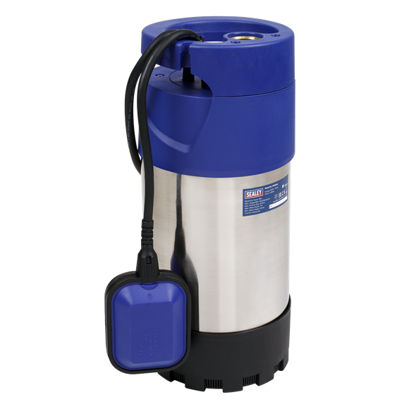 sealey_wps92a_submersible_stainless_water_pump_automatic_92l_min_40m_head_230v