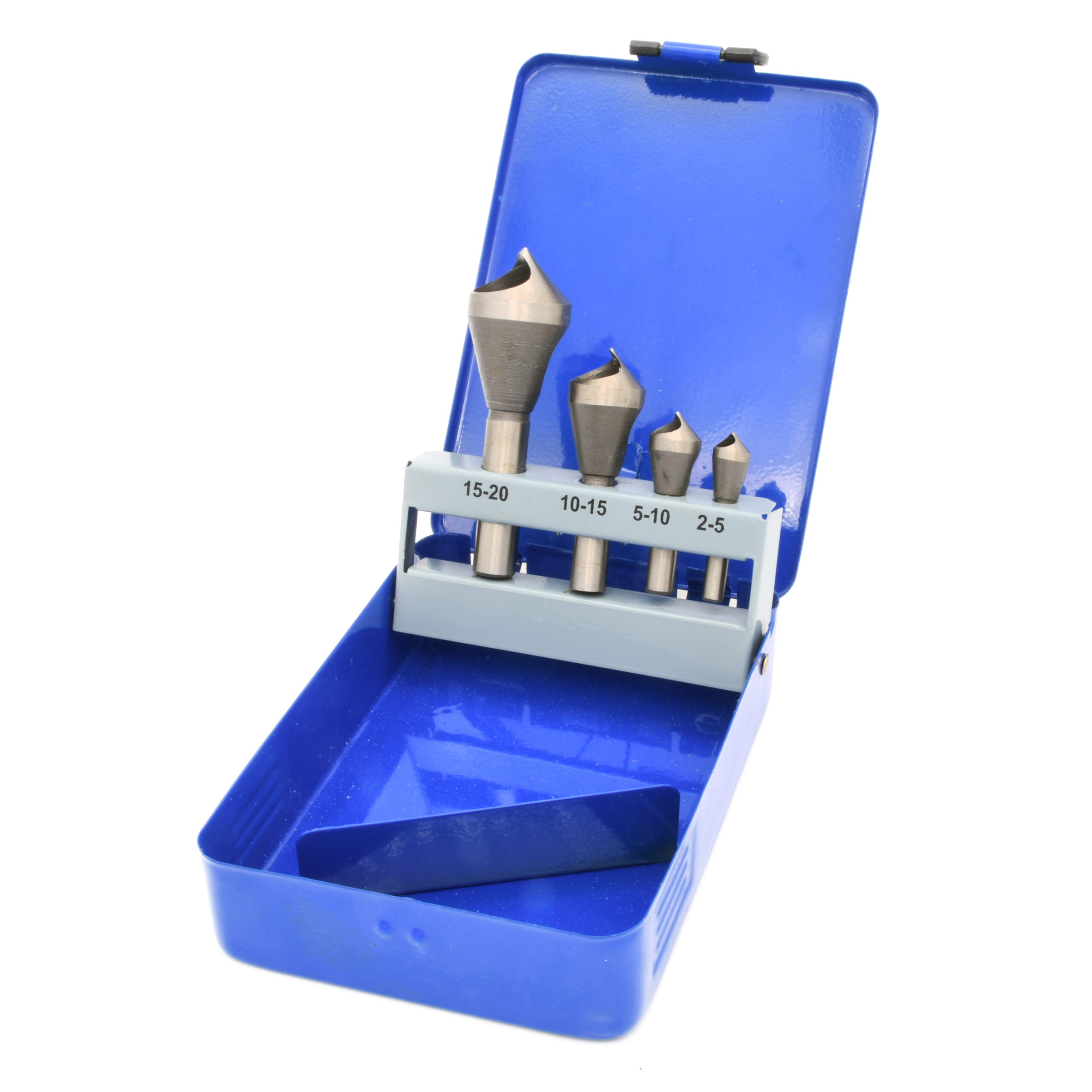 Planet 4 Piece HSS Countersink Set in Metal Case