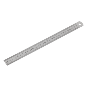 Sealey-Sealey-AK9641-Steel-Rule,-300mm-Length,-Silver-AK9641