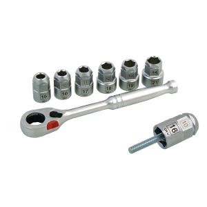 Neilsen_CT1121_7pcs_3/8_Drive_Double_Sized_Colour_Socket