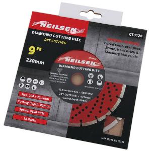 Neilsen_CT0128_CT0128_General_Purpose_9_inch_Diamond_Dry_Cutting_Disc