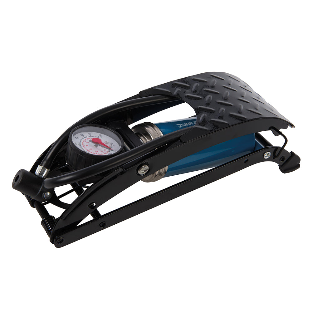 silverline_380250_foot_pump_heavy_duty_single_barrel_280cc