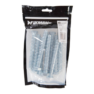 Fixman 513133 Concrete Masonry Bolts 10pk M12 x 100mm