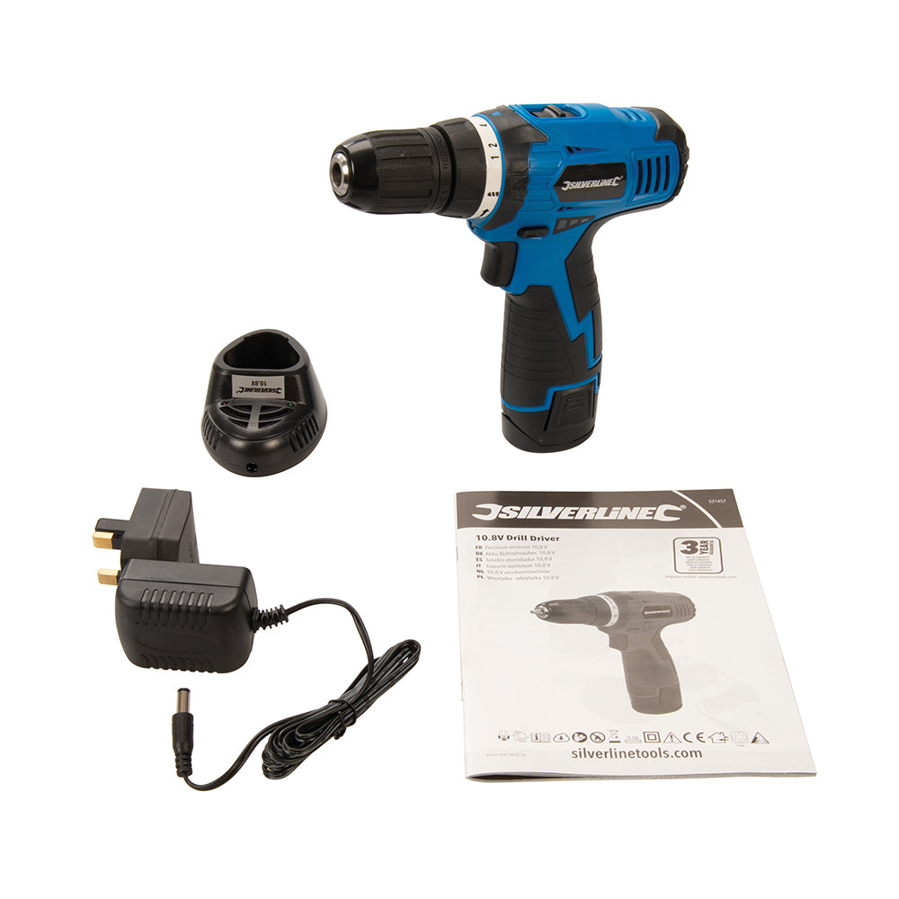 silverline_521457_10_8v_drill_driver_10_8v_uk