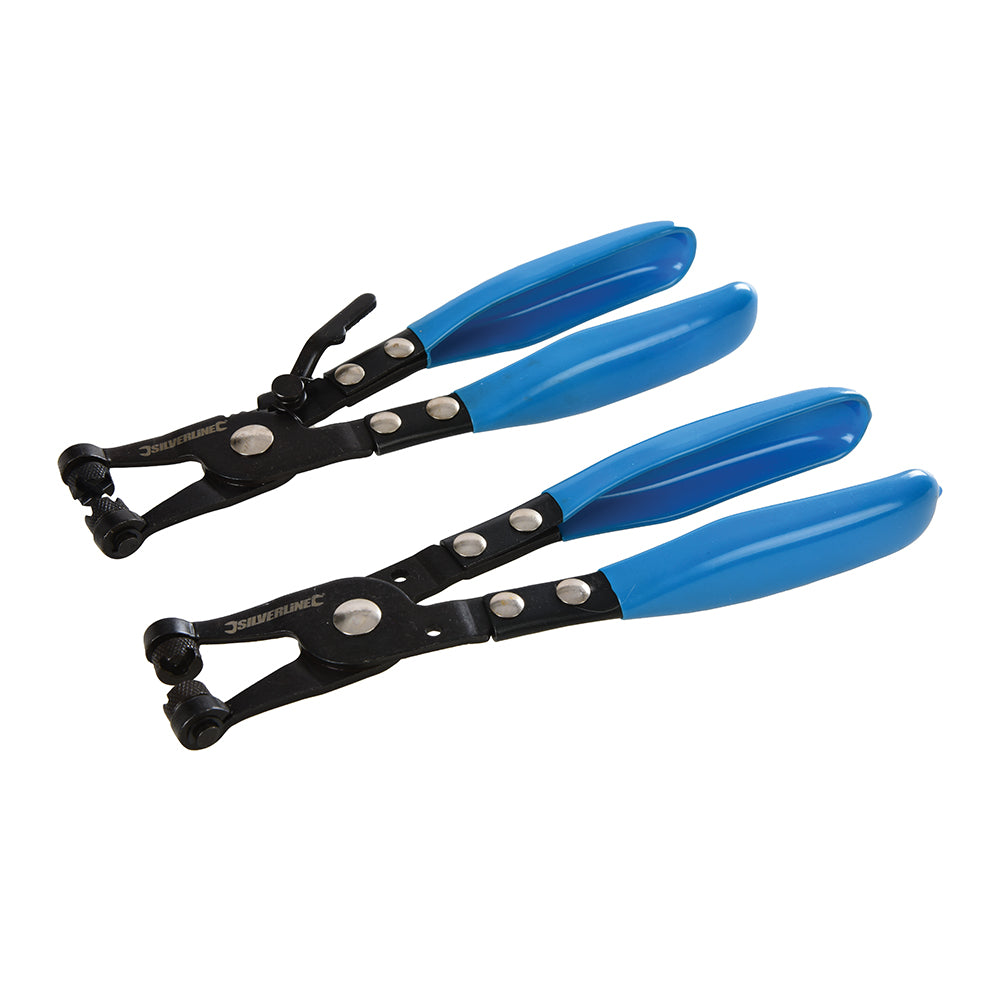 silverline_288930_hose_clamp_plier_set_2pce_220mm_8_1_2