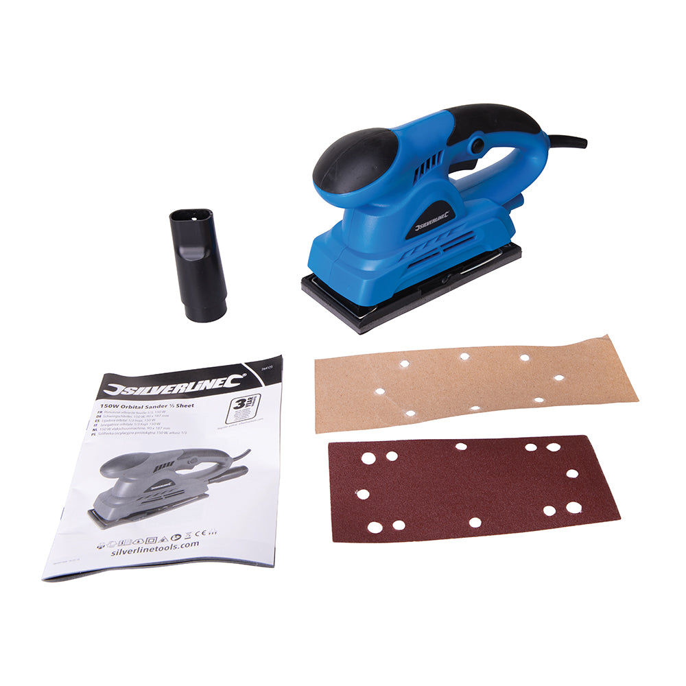 silverline_264125_160w_orbital_sander_1_3_sheet_160w_uk