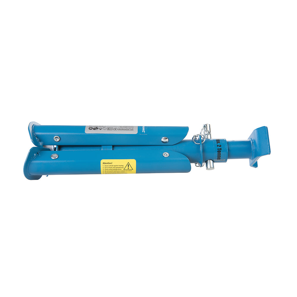 silverline_676260_folding_axle_stand_set_2pce_2_tonne