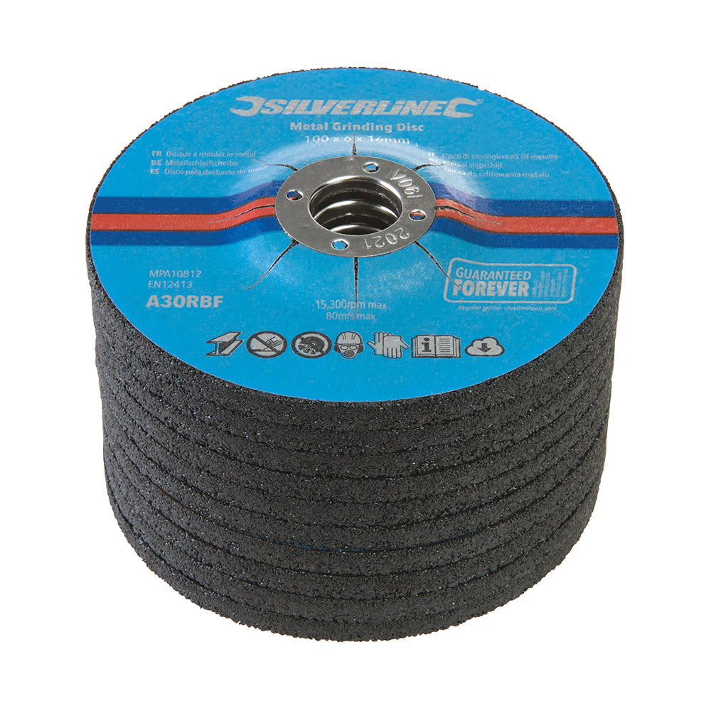 silverline_699791_metal_grinding_discs_10pk_100_x_6_x_16mm