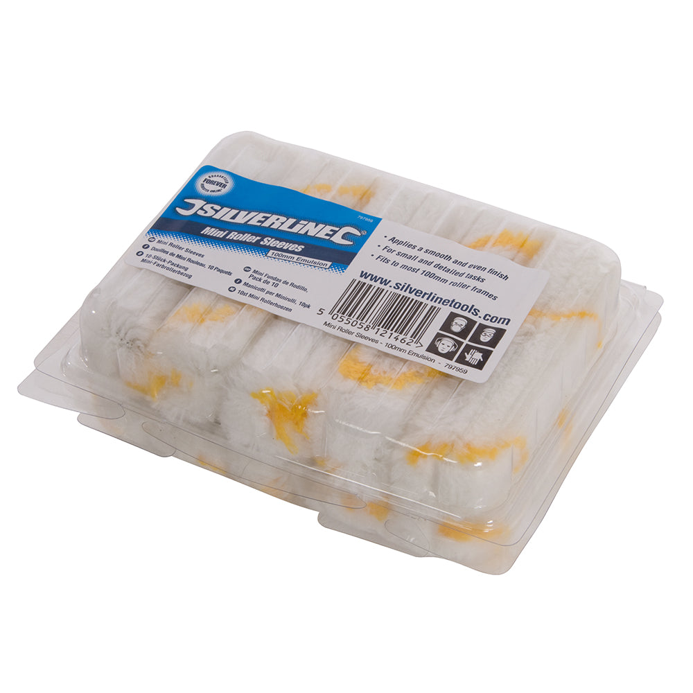 silverline_797959_100mm_mini_roller_sleeves_10pk_emulsion