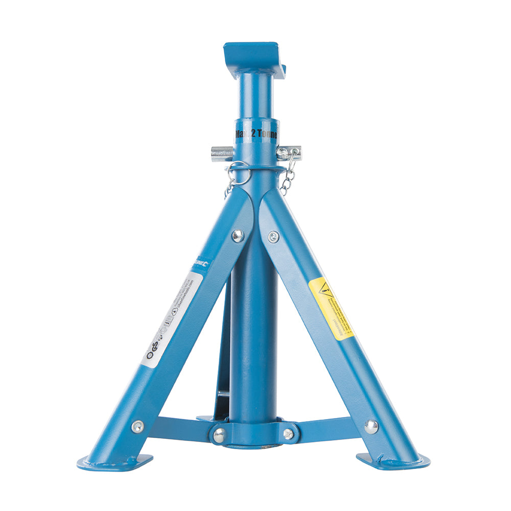 silverline_676260_folding_axle_stand_set_2pce_2_tonne