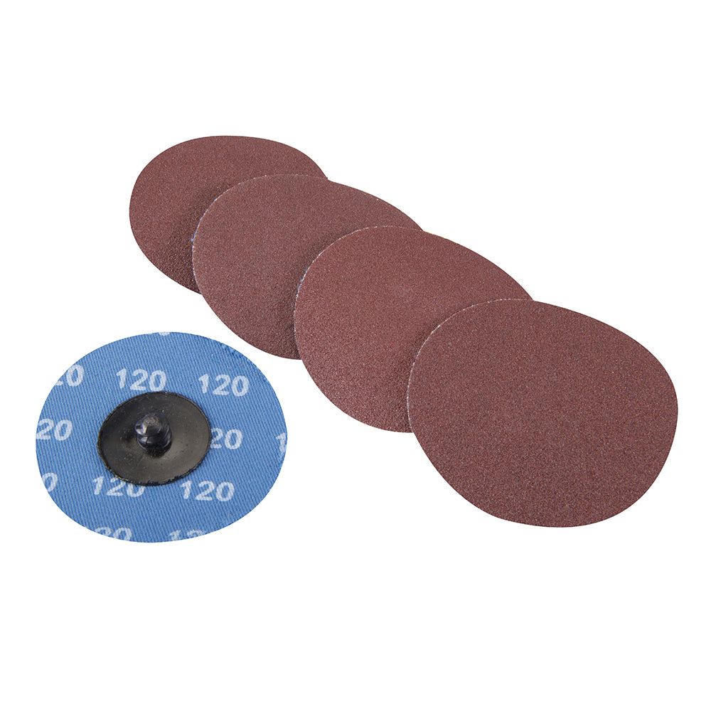 silverline_100115_75mm_quick_change_sanding_discs_set_5pce_120_grit