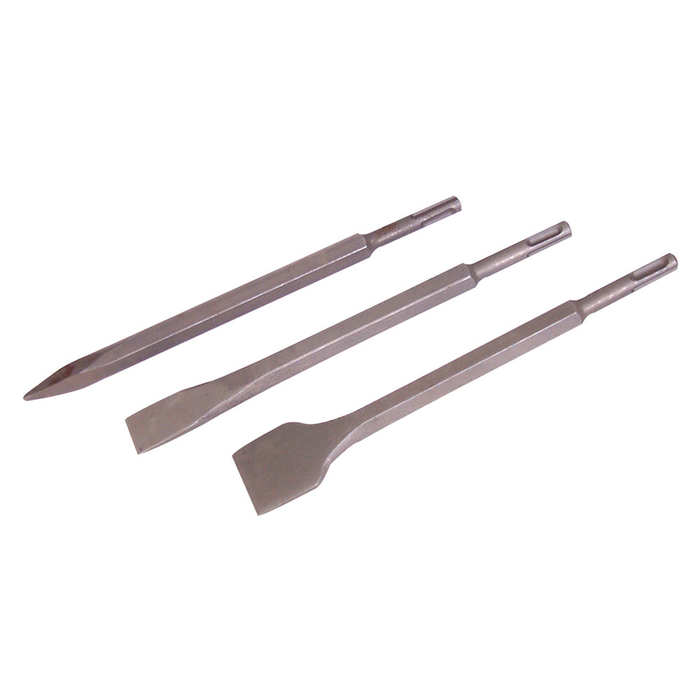 silverline_515779_sds_plus_hex_chisel_set_3pce_250mm_20_40mm_point