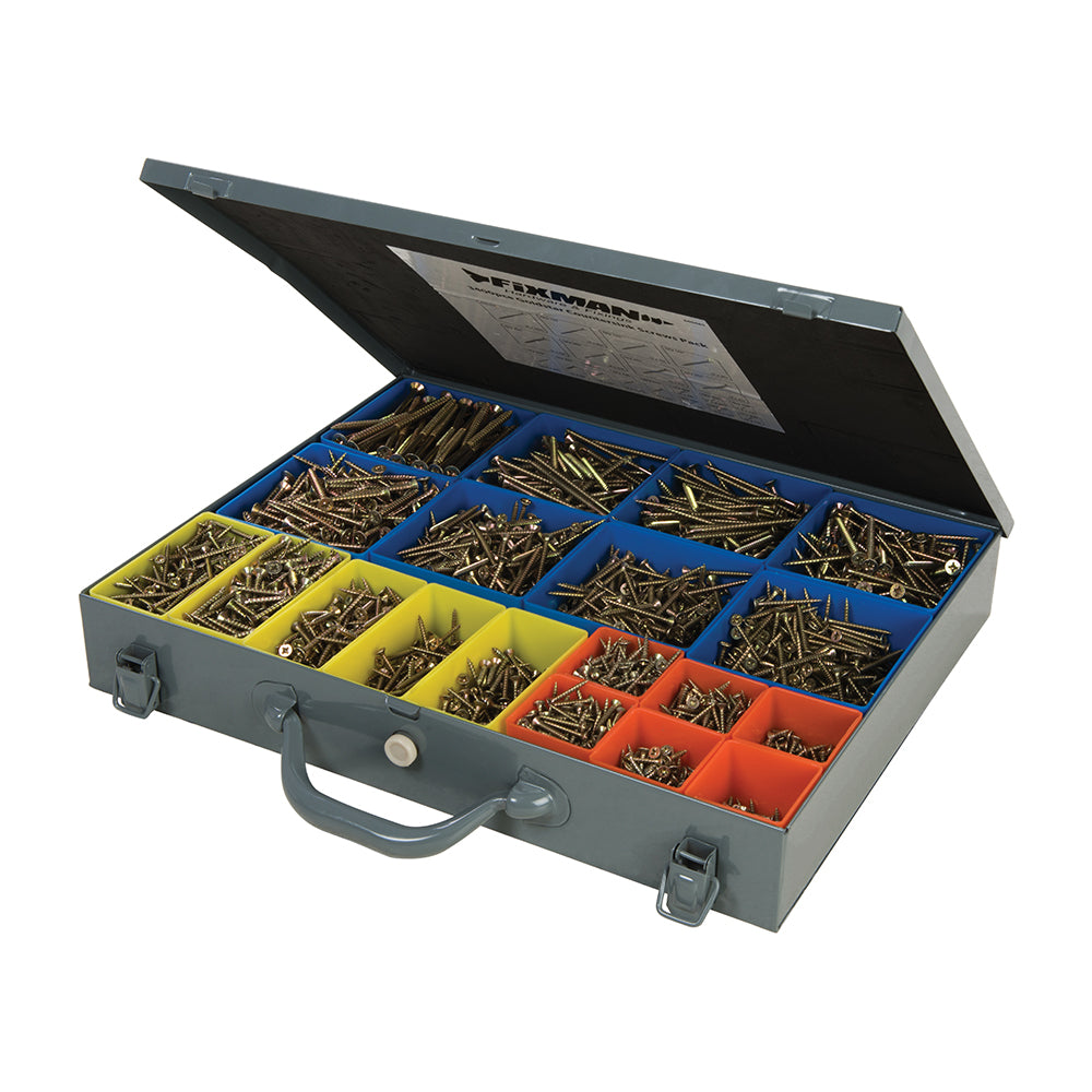 Fixman 640485 Goldstar Countersink Screws Pack 3400pce