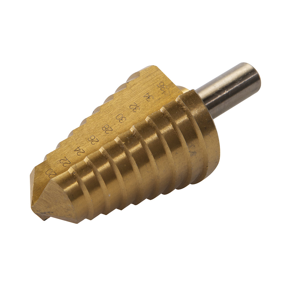 silverline_656611_titanium_coated_hss_step_drill_20_36mm