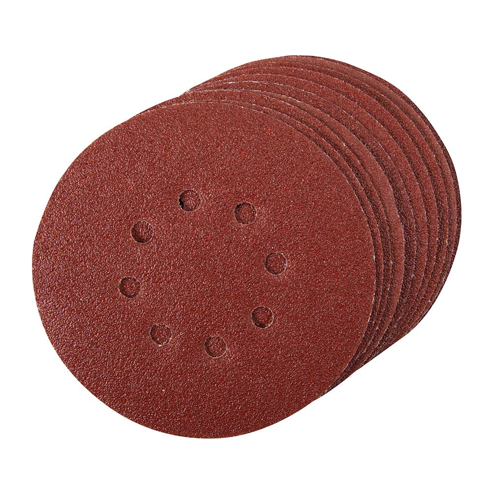 silverline_196571_hook_loop_discs_punched_150mm_10pk_150mm_60_grit