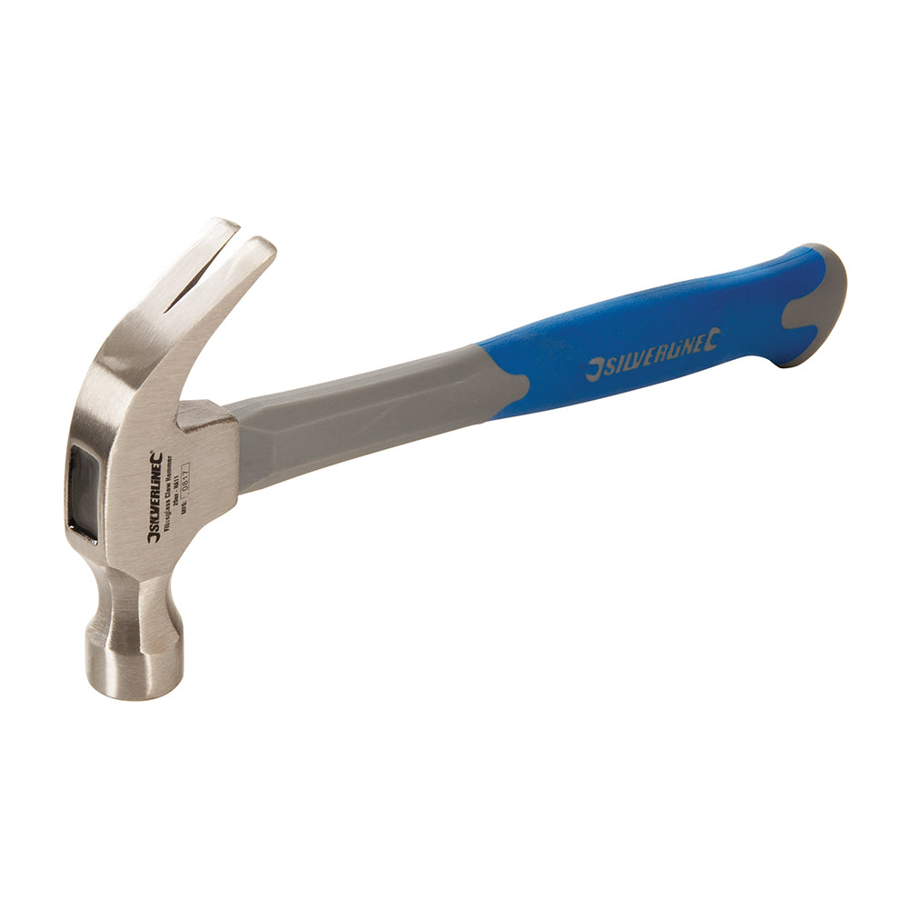 silverline_ha11_fibreglass_claw_hammer_20oz_567g