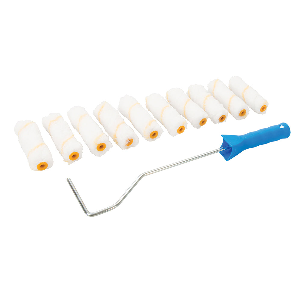 silverline_555252_mini_roller_frame_10_sleeves_100mm