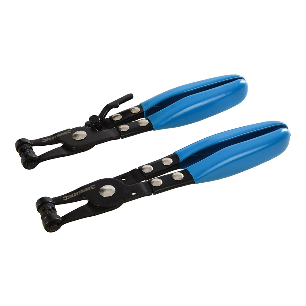 silverline_288930_hose_clamp_plier_set_2pce_220mm_8_1_2