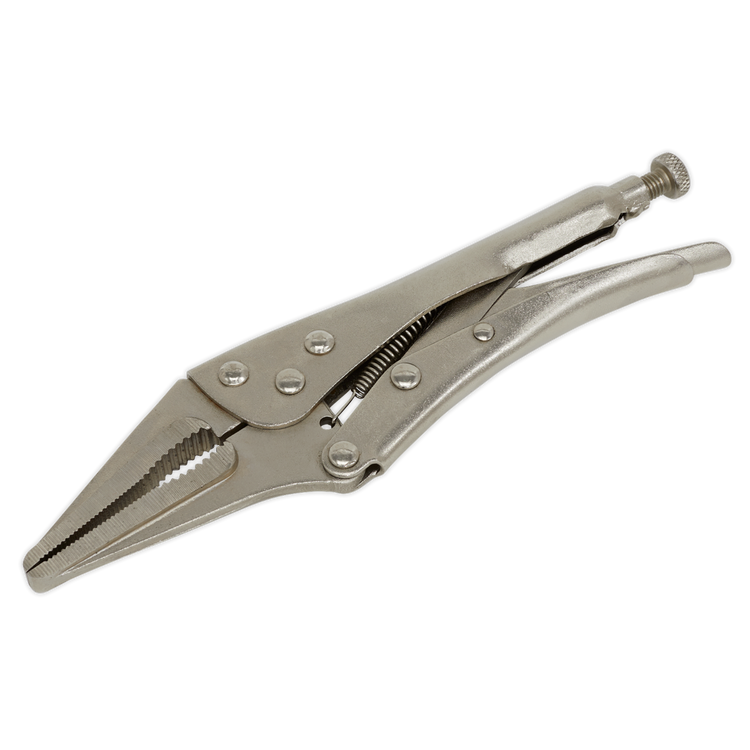 Sealey-Siegen-S0462-225mm-Long-Nose-Locking-Pliers-S0462