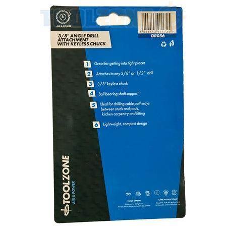 Toolzone DR056 3/8'' Angle Drill Attachment