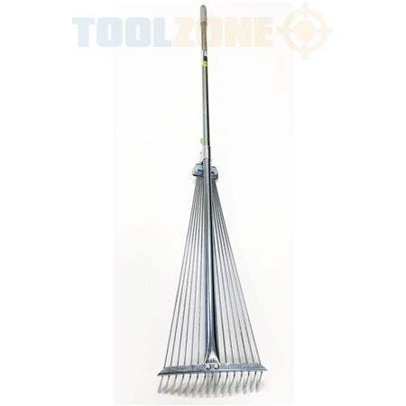 Toolzone-Toolzone-Expanding-Lawn-Rake-Soil-Leaves-Raker-15-Teeth-190mm---600mm-Span-GD062-KDPGD062