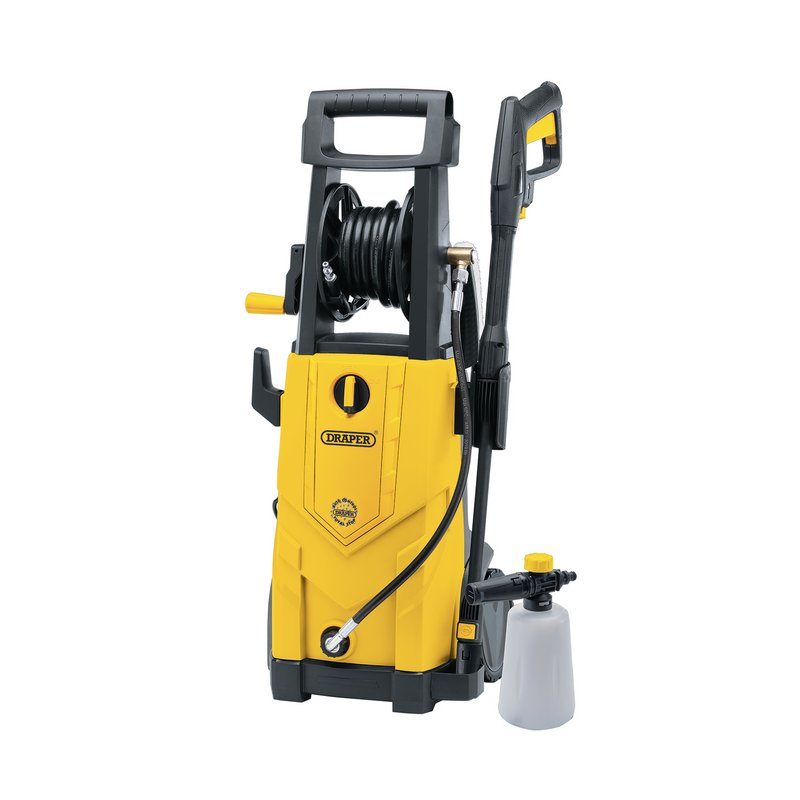 Draper 230V Pressure Washer, 2200W, 165Bar, Yellow - 03096