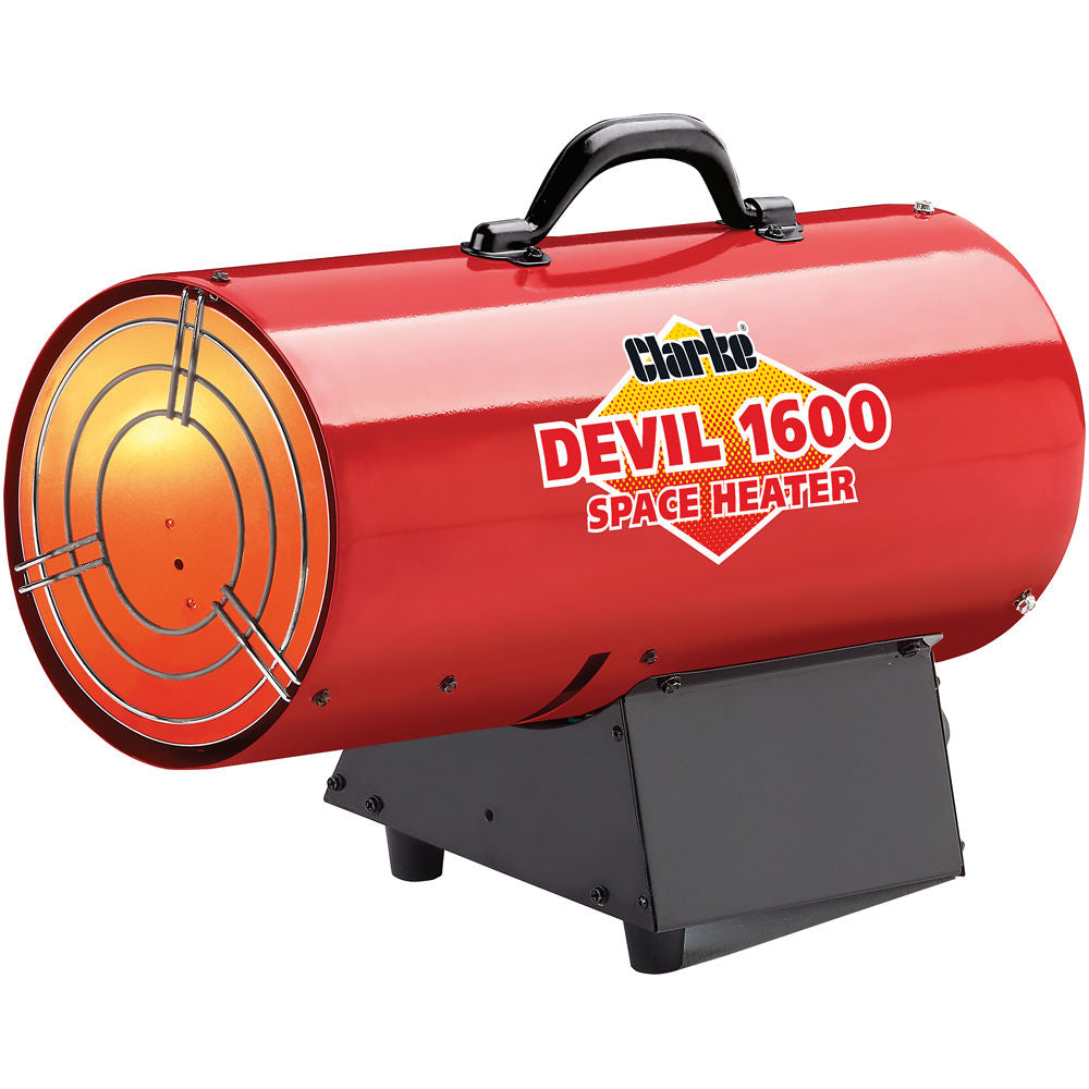 Clarke devil 1600 36.6kW propane gas fired space heater (230V)