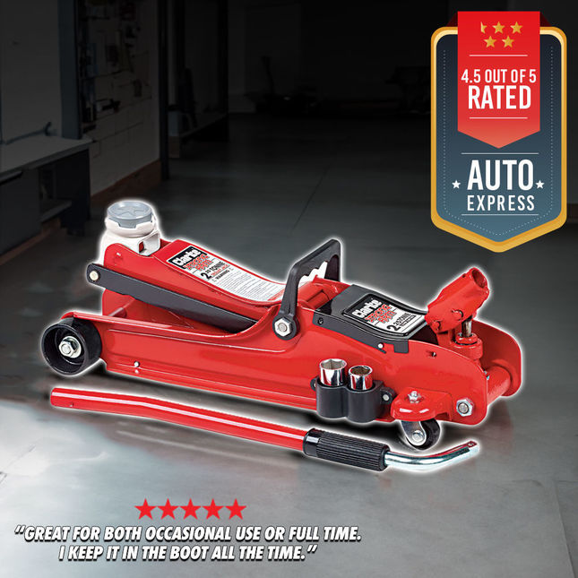 Clarke CTJ2250LP 2.25 Tonne Low Profile Trolley Jack with Sockets