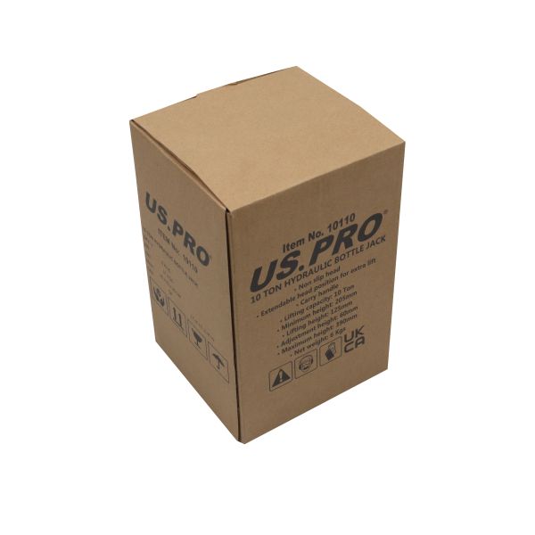 US PRO 10110 10 Ton hydraulic bottle jack