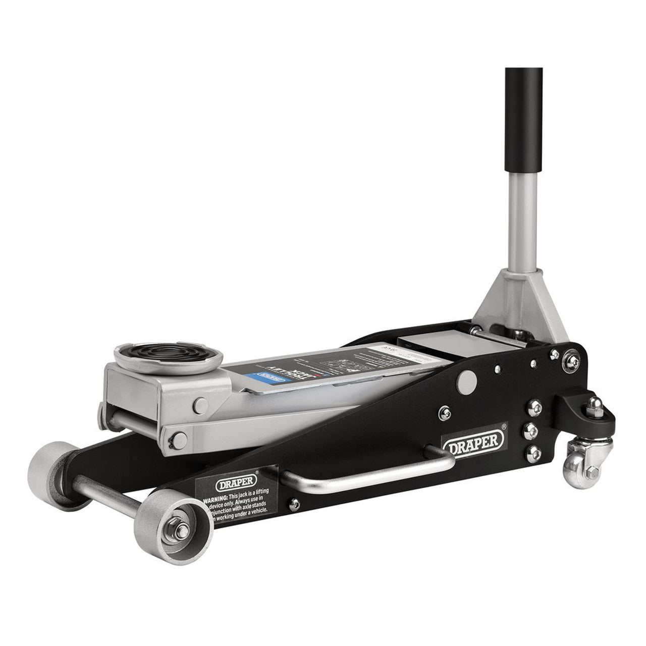 Draper 13929 Aluminium and steel racing trolley jack, 2.5 tonne