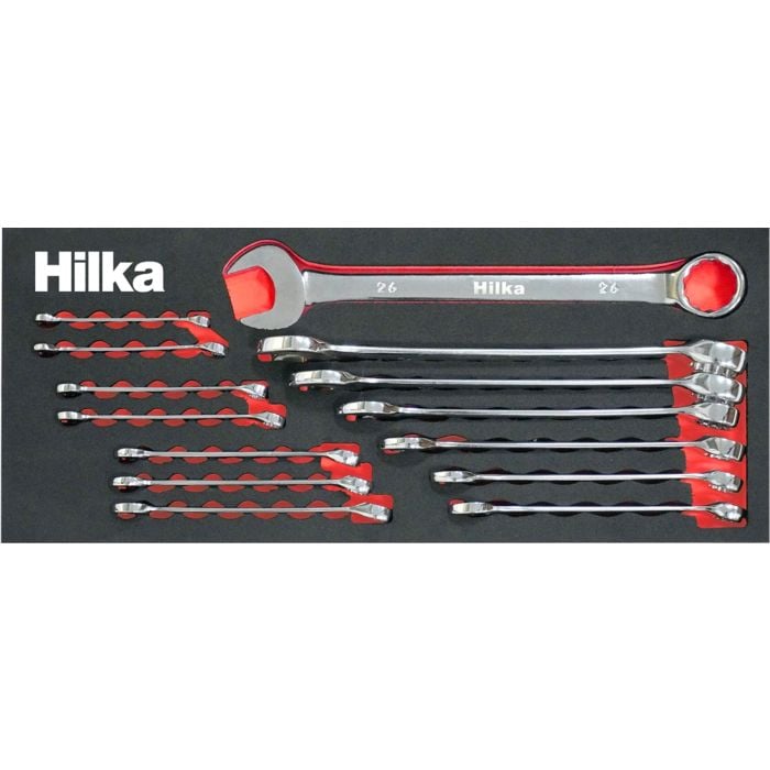 Hilka 16101402 14 pce Combination EVA Spanners Set Metric – Toolshouse ...